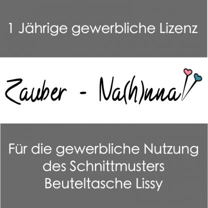 Gewerbliche Lizenz Beuteltasche Lissy